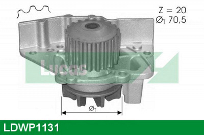 LUCAS ENGINE DRIVE ldwp1131 -  Водяной насос
